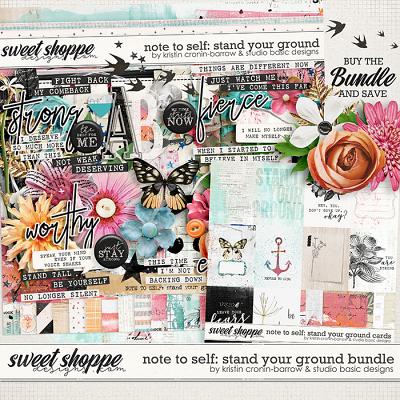 Note To Self: Stand Your Ground Bundle by Kristin Cronin-Barrow & Studio Basic