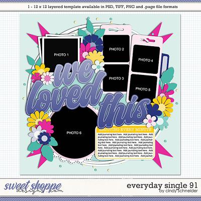 Cindy's Layered Templates - Everyday Single 91 by Cindy Schneider