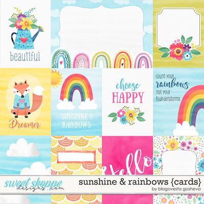 Sunshine & Rainbows {cards} by Blagovesta Gosheva