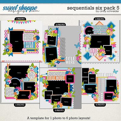 Cindy's Layered Templates - Sequentials Six Pack 5 by Cindy Schneider Cindy's Layered Templates - Sequentials Six Pack 5 by Cindy Schneider