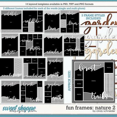 Cindy's Layered Templates - Fun Frames: Nature 2 by Cindy Schneider