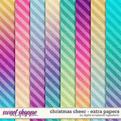 Christmas Cheer | Extra Papers by Digital Scrapbook Ingredients