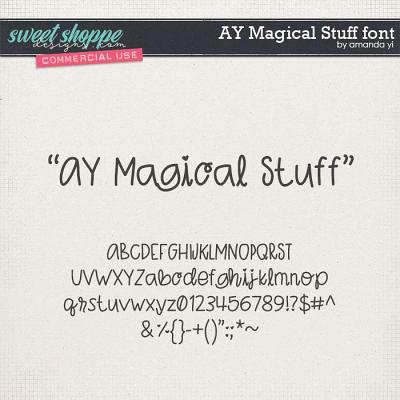CU AY Magical Stuff font by Amanda Yi