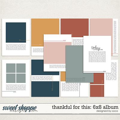 Thankful For This: 6x8 Template Album | Designed by Soco