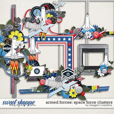 Armed Forces: Space Force Clusters by Meagan's Creations