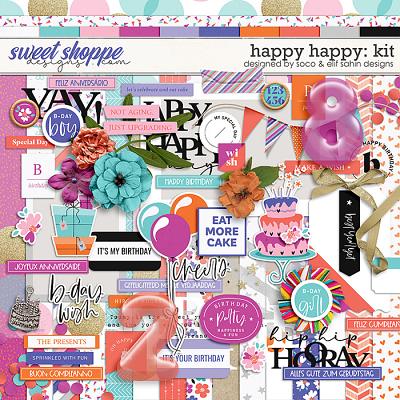 Happy Happy: Kit | Designed by Soco and Elif Sahin Designs
