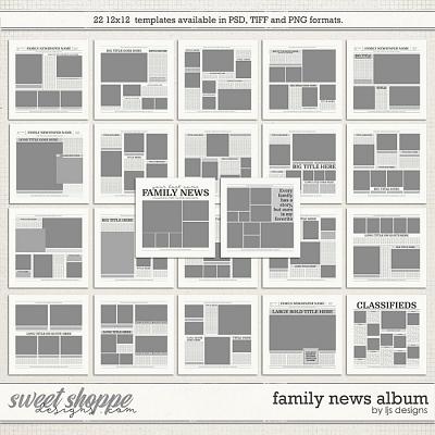 Family News Album by LJS Designs