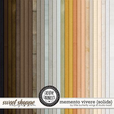 Creative Chronicles: Memento Vivere Solids by Little Butterfly Wings & Studio Basic Creative Chronicles: Memento Vivere Solids by Little Butterfly Wings & Studio Basic