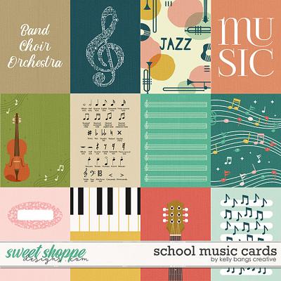 School: Music Cards by Kelly Bangs Creative