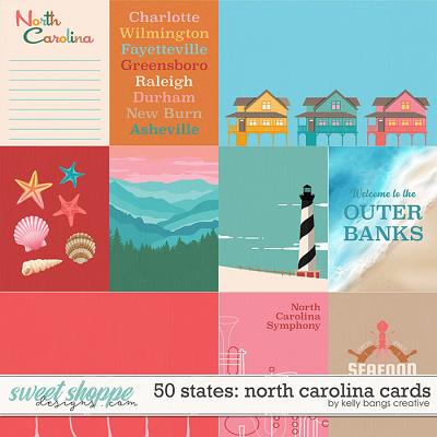 50 States: North Carolina cards by Kelly Bangs Creative