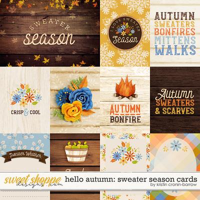 Hello Autumn: Sweater Season Cards by Kristin Cronin-Barrow