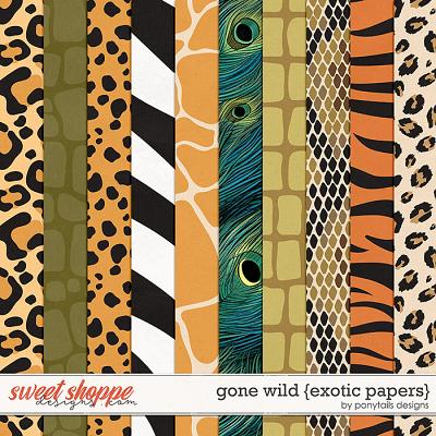 Gone Wild Exotic Papers by Ponytails