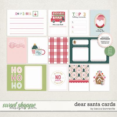 Dear Santa Cards by Becca Bonneville