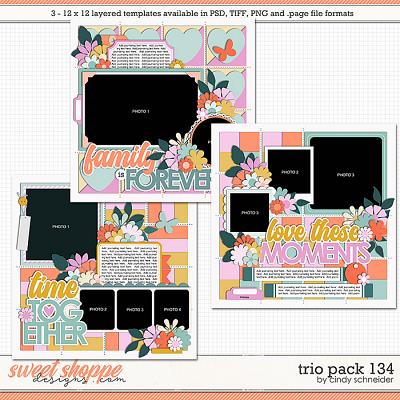 Cindy's Layered Templates - Trio Pack 134 by Cindy Schneider