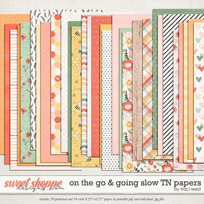 On The Go & Going Slow TN Papers by Traci Reed