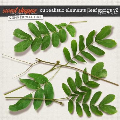 CU REALISTIC ELEMENTS | LEAF SPRIGS V.2 by The Nifty Pixel