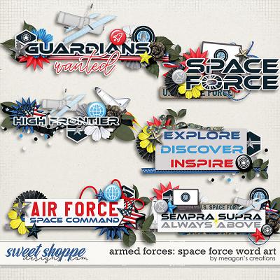 Armed Forces: Space Force Word Art by Meagan's Creations Armed Forces: Space Force Word Art by Meagan's Creations