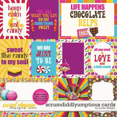 Scrumdiddlyumptious Cards by JoCee Designs