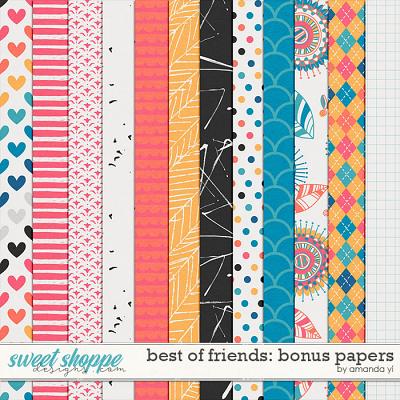 Best of Friends: Bonus Papers by Amanda Yi