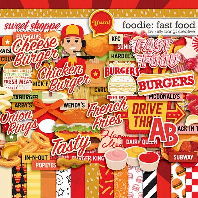 Foodie: Fast Food by Kelly Bangs Creative