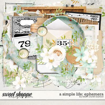 A Simple Life: Ephemera by Kristin Cronin-Barrow