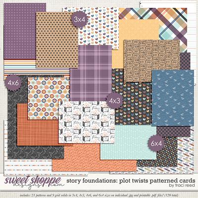 Story Foundations: Plot Twists Patterned Cards by Traci Reed Story Foundations: Plot Twists Patterned Cards by Traci Reed