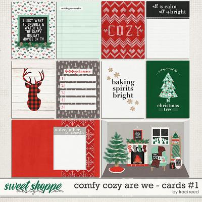Comfy Cozy Are We 3x4 Cards #1 by Traci Reed