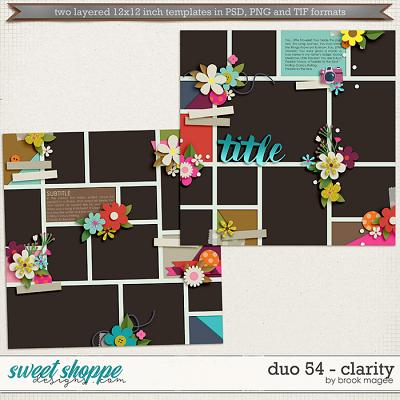 Brook's Templates - Duo 54 - Clarity by Brook Magee