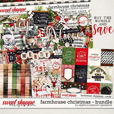 Farmhouse Christmas Bundle by Digital Scrapbook Ingredients