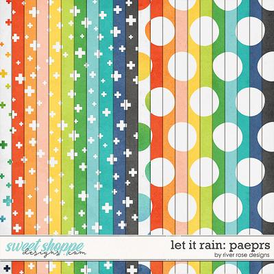 Let it Rain: Papers by River Rose Designs