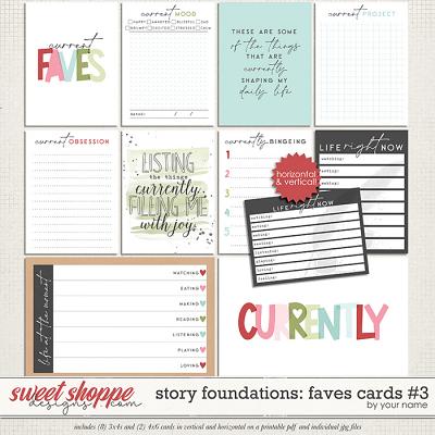 Story Foundations: Faves Cards #3 by Traci Reed Story Foundations: Faves Cards #3 by Traci Reed
