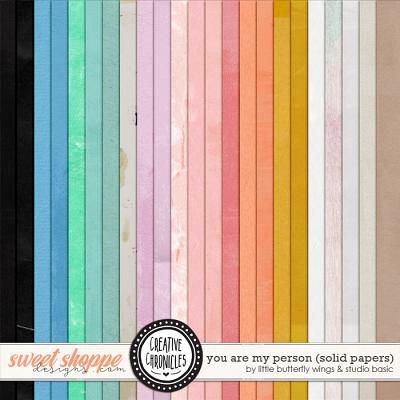 Creative Chronicles: You Are My Person Solids by Little Butterfly Wings & Studio Basic
