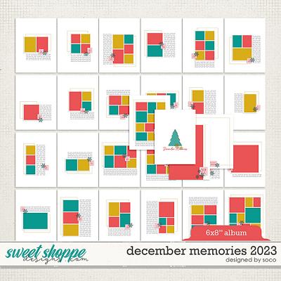 December Memories 2023: 6x8 Template Album | Designed by Soco
