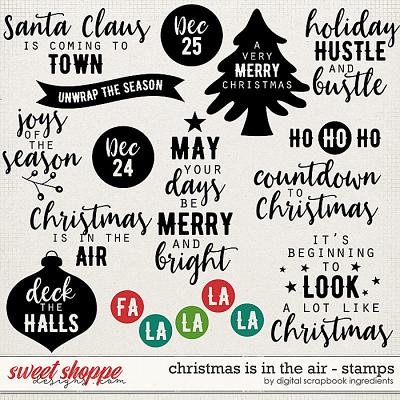 Christmas Is In The Air | Stamps by Digital Scrapbook Ingredients