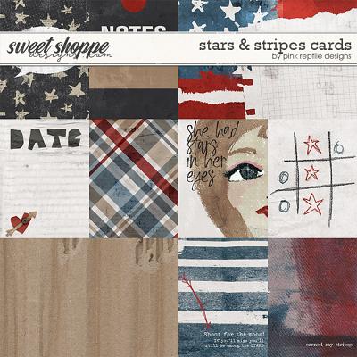 Stars & Stripes Cards by Pink Reptile Designs