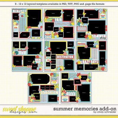 Cindy's Layered Templates - Summer Memories Add-On by Cindy Schneider