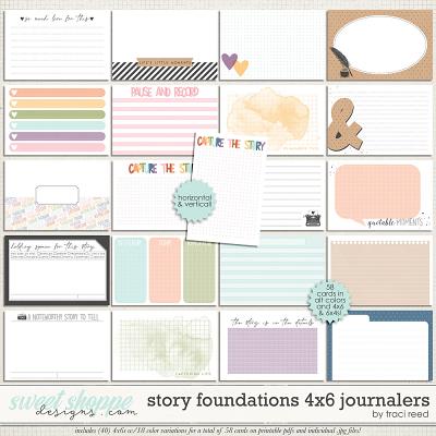 Story Foundations 4x6 Journalers by Traci Reed Story Foundations 4x6 Journalers by Traci Reed