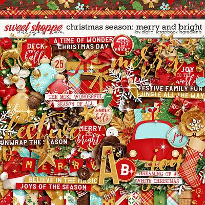 Christmas Season: Merry and Bright by Digital Scrapbook Ingredients