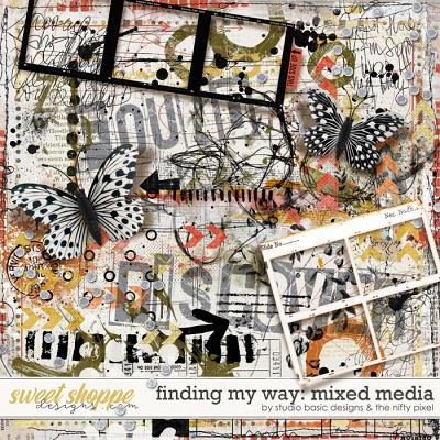Finding My Way Mixed Media by Studio Basic and The Nifty Pixel