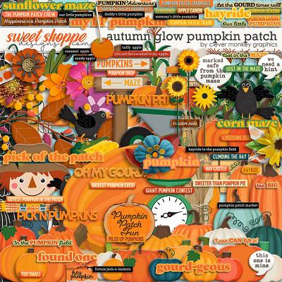 Autumn Glow Pumpkin Patch Add-on by Clever Monkey Graphics 
