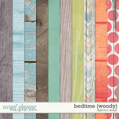 Bedtime {Woody Papers} by Digilicious Design
