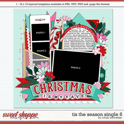Cindy's Layered Templates - Tis the Season Single 6 by Cindy Schneider
