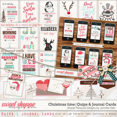 Christmas time | quips & cards kit: simple pleasure designs by Jennifer Fehr