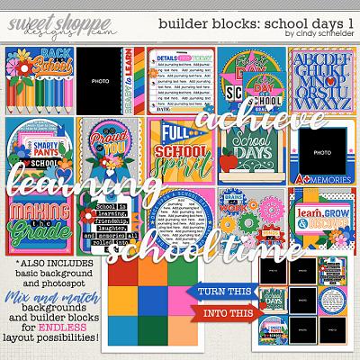 Cindy's Layered Templates - Builder Blocks: School Days 1 by Cindy Schneider