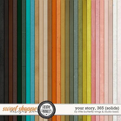 Creative Chronicles: YourStory, 365 Solids by Little Butterfly Wings & Studio Basic