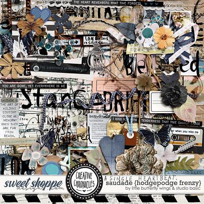 Creative Chronicles: Saudade Hodgepodge Frenzy by Little Butterfly Wings & Studio Basic