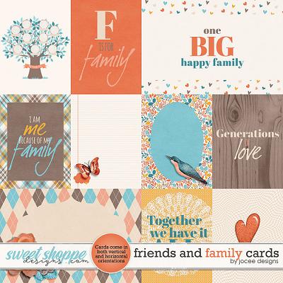 Friends and Family – Family Cards by JoCee Designs
