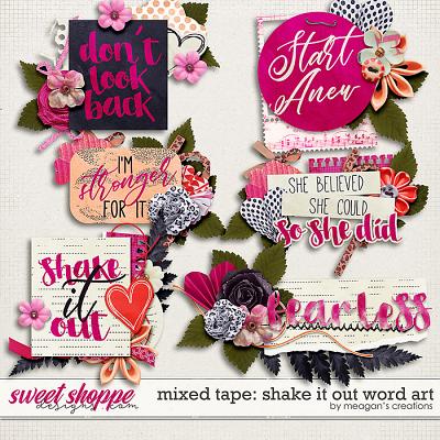 Shake it Out: Word Art by Meagan's Creations