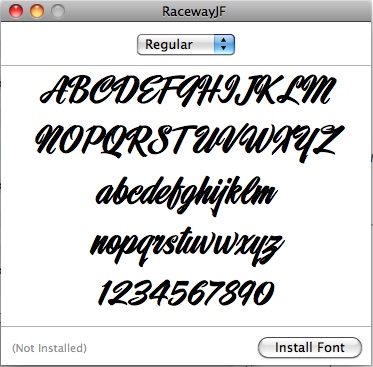 fonts in font book mac