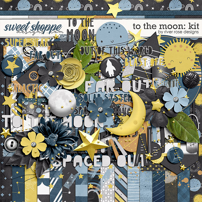 To the Moon: Kit by River Rose Designs